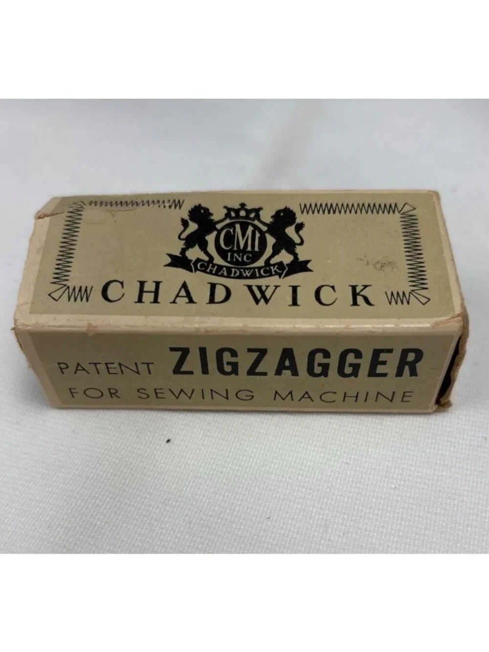 Chadwick Vintage Zigzagger Sewing Machine Attachment Box Instructions